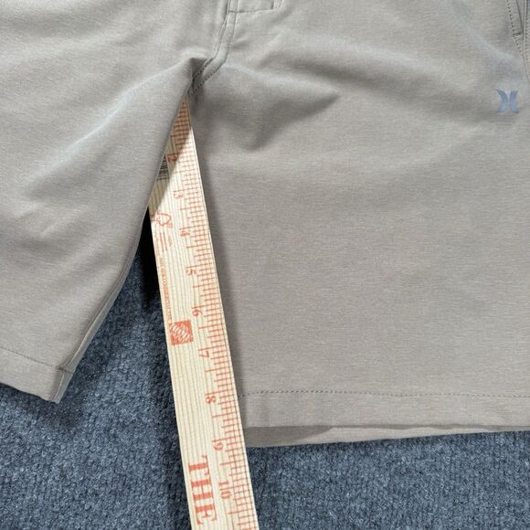 Hurley Quick Dry Hybrid Walkshort 4 Way Stretch Heathered Tigers Eye Men’s 30 - Picture 6 of 7